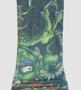 Dragon green fake tattoo sleeves accessory