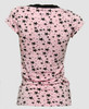 Star pink-black fashion t-shirt