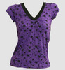 Stars purple fashion t-shirt