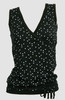 Front - Star small black-white top fashion top