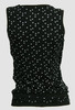 Back - Star small black-white top fashion top