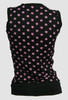 Back - B 3D star black-pink top fashion top