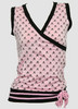 Front - Skull L pink-black top fashion top