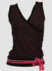 Front - Star basic black-pink top fashion top