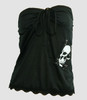 Front - PUB plain skull white big top punk top