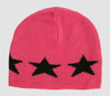 Stars pink-black stars beanie