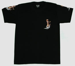 Pin up wheel pin up t-shirt
