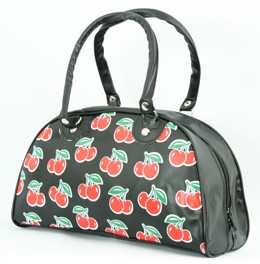 Cherry medium bowling bag