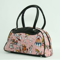 Skelet pink medium bowling bag
