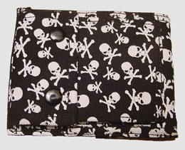 Small skulls wallet standard wallet