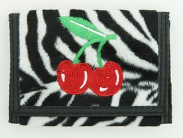 Zebra white cherry wallet standard wallet