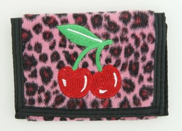 Leopard pink cherry wallet standard wallet