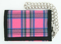 Scotch pink mixed with chain wallet