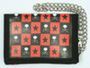 Skull check star mixed with chain wallet