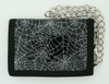 Spider black mixed with chain wallet