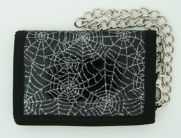 Spider black mixed with chain wallet