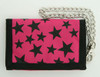 Stars pink mixed with chain wallet
