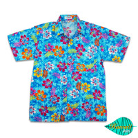 Fullibiscus blue hawaii shirt