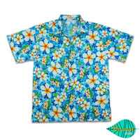 Foam blue hawaii shirt