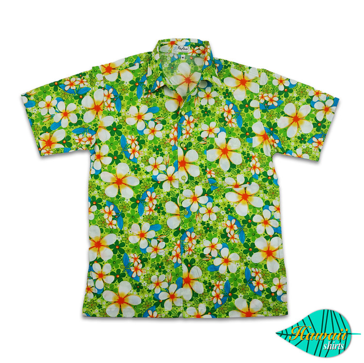 Foam green hawaii shirt