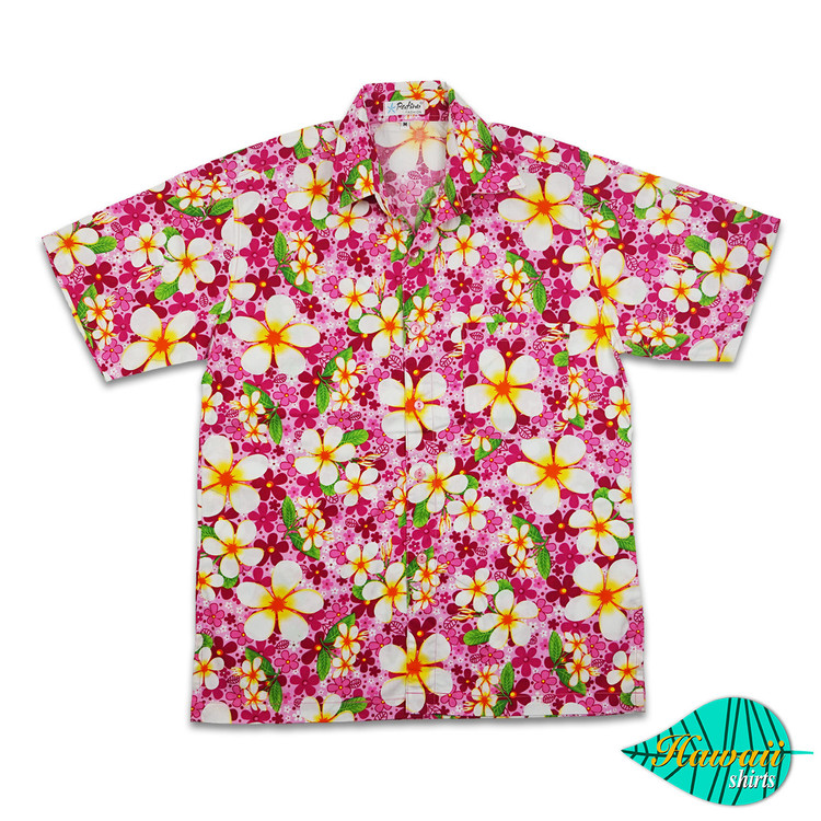 Foam pink hawaii shirt