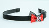 Black-red / skull cross eye pink red bow & skull
