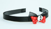Black-red / skull plain white red bow & skull