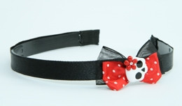 Black-red / skull flower white-red Red vow & skull