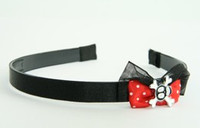 Black-red / skull cross eye black-white red bow & skull