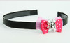 Pink / cute Sk bone red dark pink bow & skull