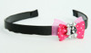 Pink / cute sk bone pink dark pink bow & skull