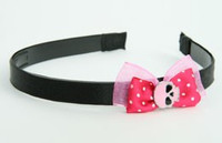 Pink / skull plain pink dark pink bow & skull