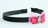 Pink / skull square pink dark pink bow & skull