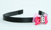 Pink / cute skull bone white-red dark pink bow & skull