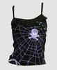 Front - PUS spider lace purple top punk top