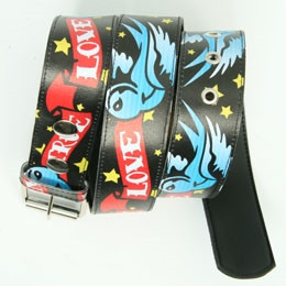 True love black animal belt