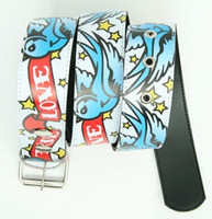 True love white animal belt