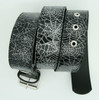 Spider black animal belt