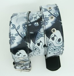 Carper flower grey animal belt