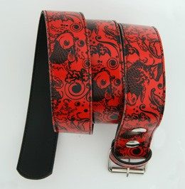 Carper round red animal belt