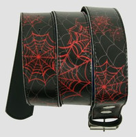 Spider black-red animal belt