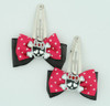 Pink cute skull bone black-red black-dark pink skull