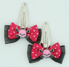 Pink / skull tooth pink black-dark pink skull