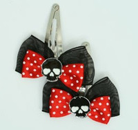 Black-red / Sk plain black red skull