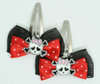 Black-red / cute Sk bone Wh-pink red skull