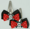 Black-red / Sk cross eye white red skull