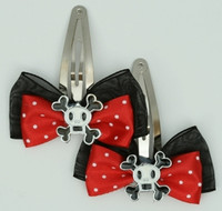 Black-red / Sk squared white red skull