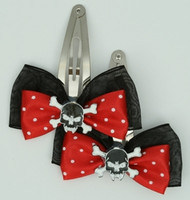 Black-red / Sk tooth black red skull