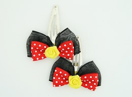 Black-red / flower yellow red mix