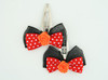 Black-red / flower orange red mix